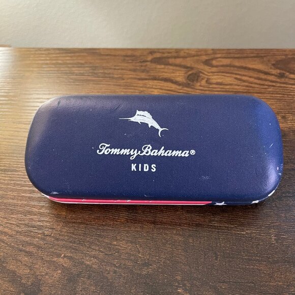 Tommy Bahama Kids Eyeglasses Case Only Hard Shell American Flag Patriotic - Picture 1 of 7